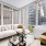 bright living room with city views